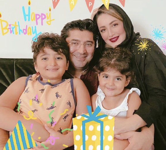جشن تولد لاکچری شیلا خداداد توسط همسرش در کنار فرزندانش (عکس جالب)