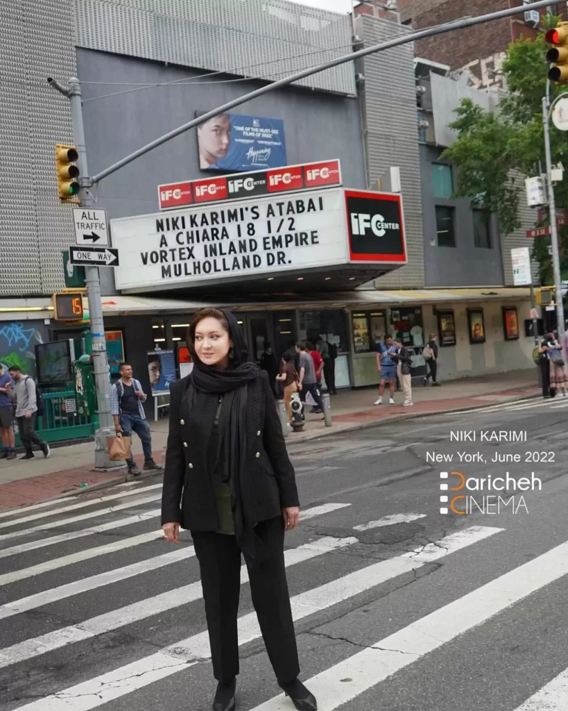 نیکی کریمی با تیپ جنجالی در خیابان نیویورک آمریکا (+عکس)